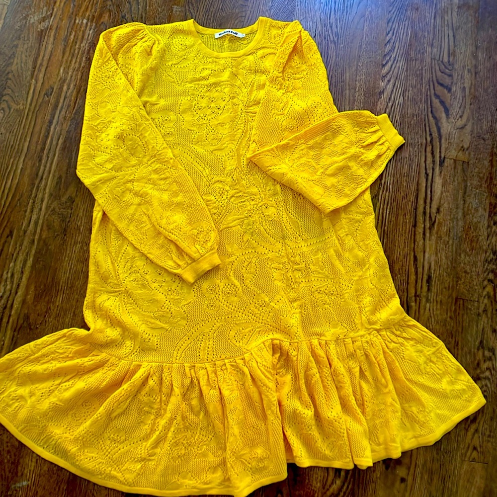 Misha and Puff Lace Dress - Size S